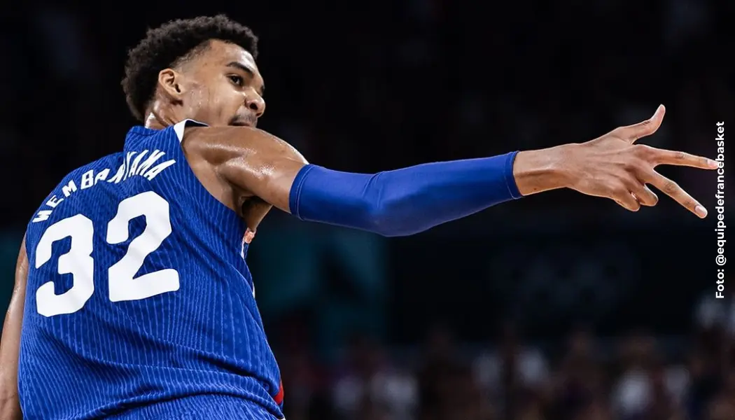 Diferencia de altura en baloncesto de Juegos Olímpicos.