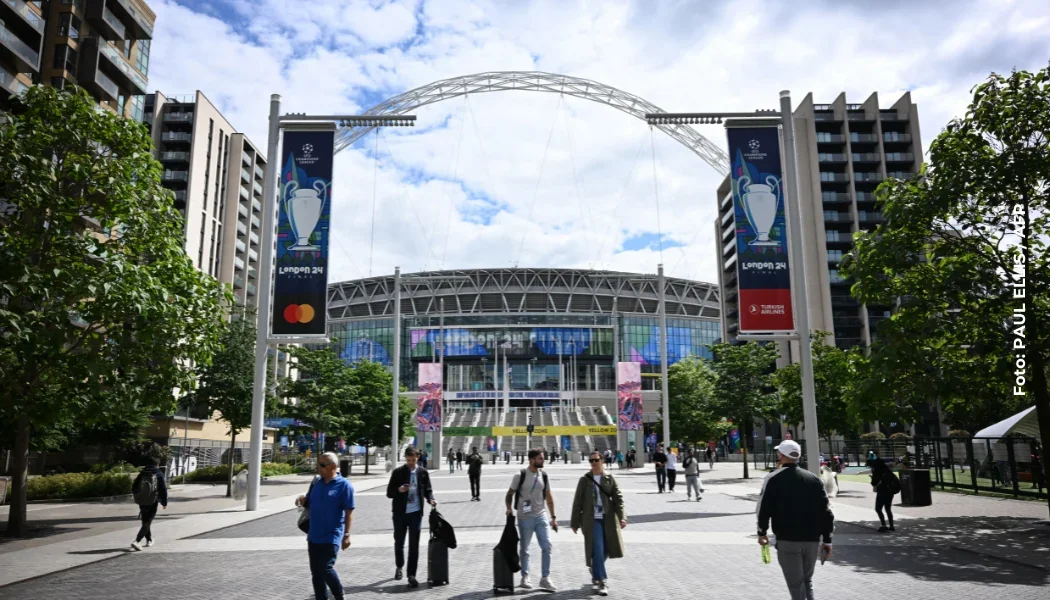 Final de Champions League en Wembley.