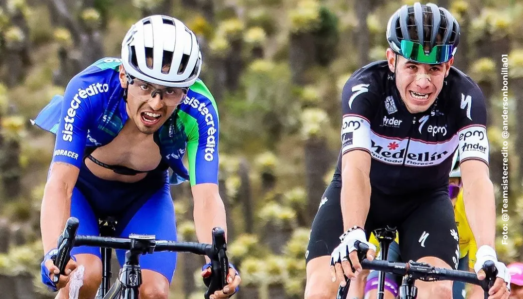 Wilson Peña, ganador de etapa en la Vuelta a Colombia.