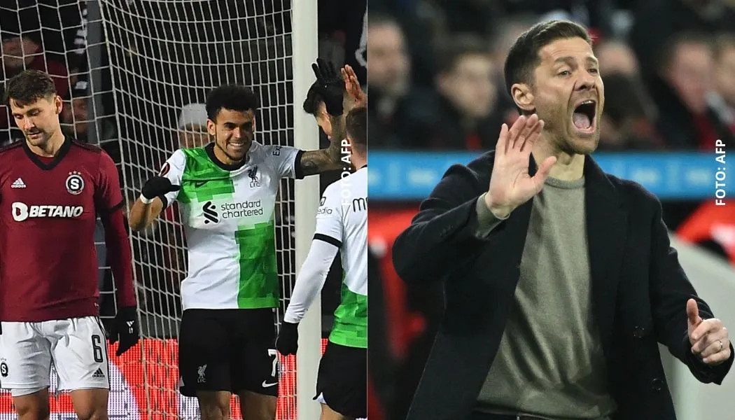 Luis Díaz y Xabi Alonso