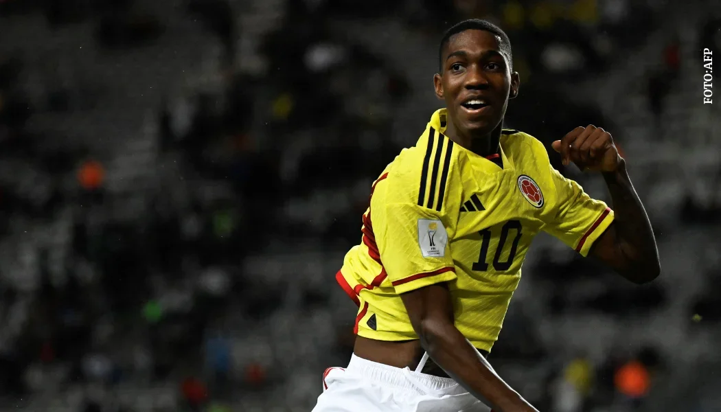 Yaser Asprilla con la Selección Colombia
