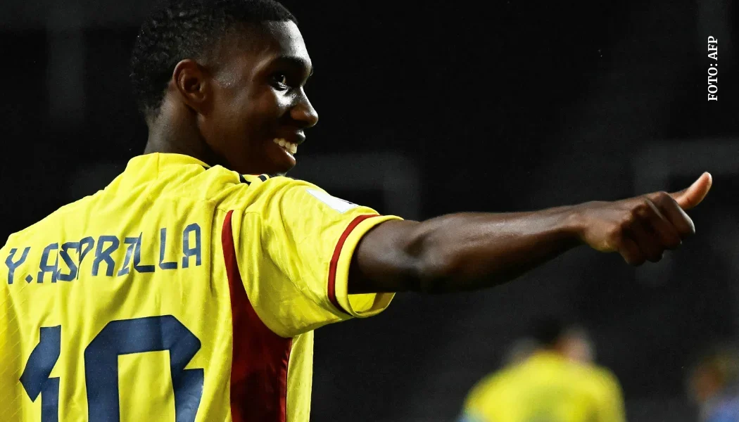 Yaser Asprilla con la Selección Colombia