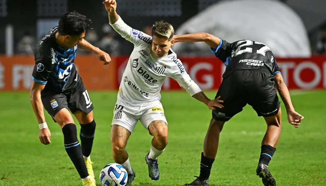 Yeferson Soteldo en Santos