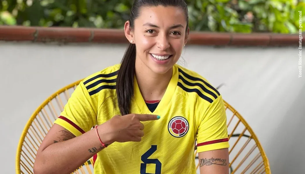 Yoreli Rincón con la Selección Colombia