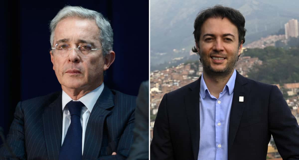Con denuncia, así va la 'pelea' entre Álvaro Uribe y Daniel Quintero