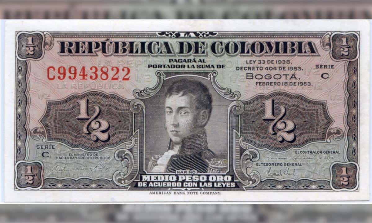 ¿Lo tiene? Este es el billete colombiano que puede valer hasta un millón de pesos