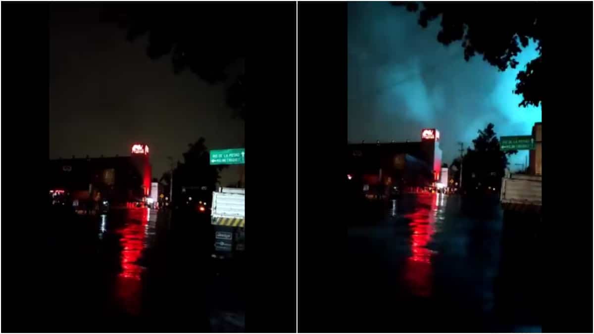 A que se deben las extrañas luces de México.