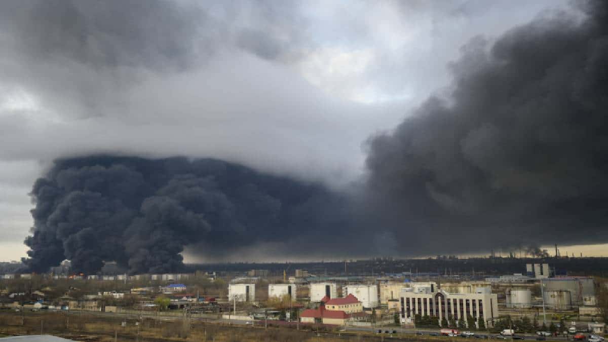 Bombardeo de Rusia cerca al puerto de Odesa