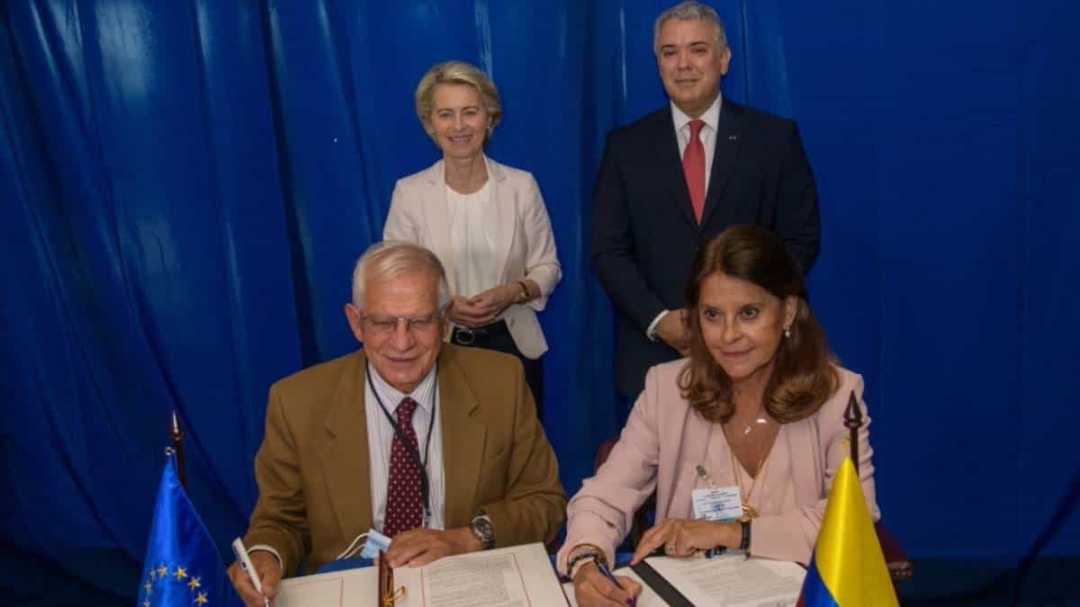 Colombia firma acuerdo con Unión Europea para fortalecer relación bilateral