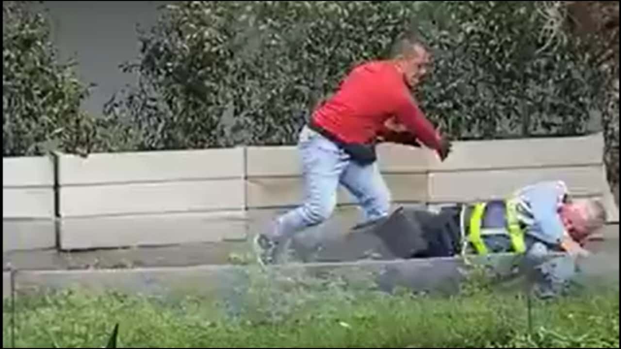 Agresión contra un Policia de Transito