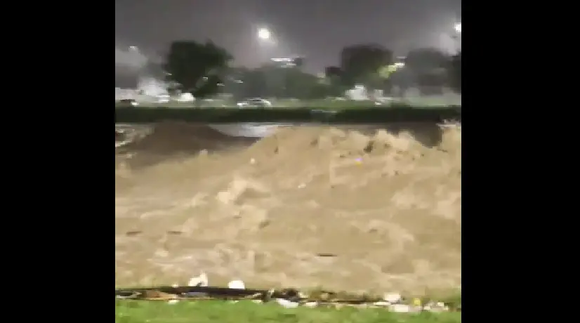 Alerta por creciente del río Medellín, Foto: / Tomada de Twitter Alerta por creciente del río Medellín