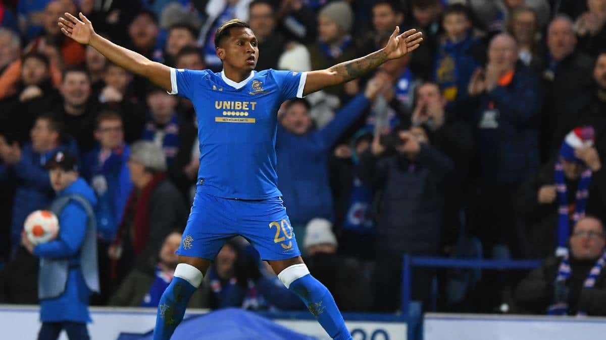 Alfredo Morelos volvió a anotar con Rangers