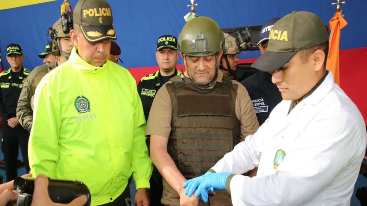 Alias Otoniel llegó extraditado a Estados Unidos / Foto: Policía Nacional Alias Otoniel llegó extraditado a Estados Unidos