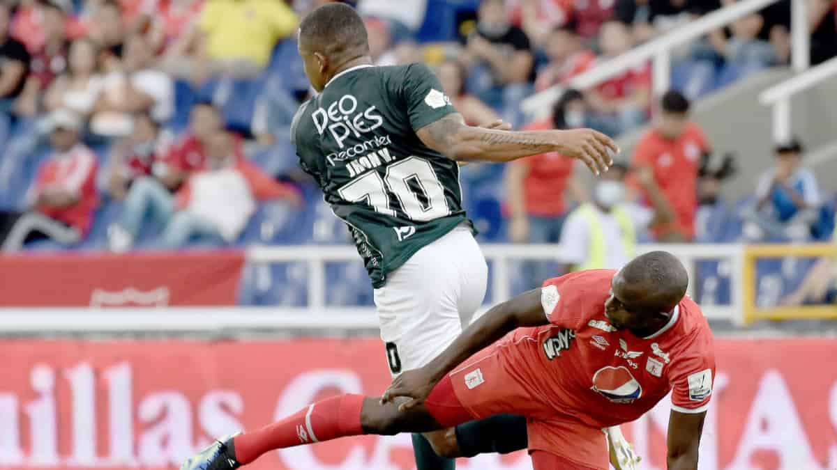 América 1 vs 1 Cali