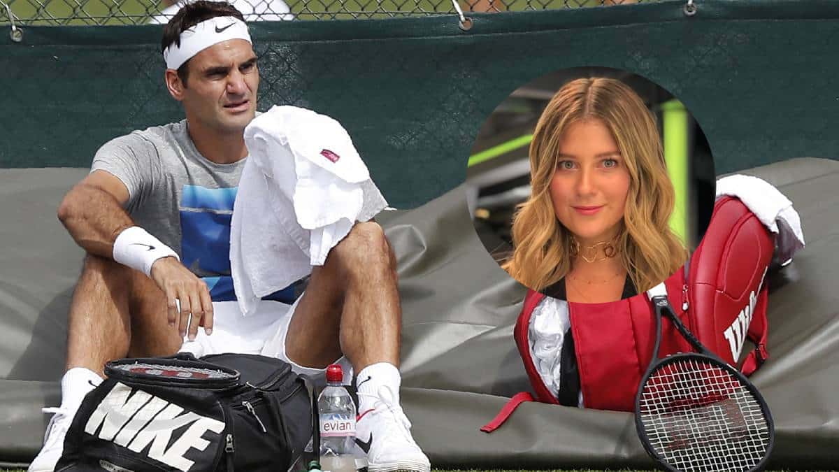 Andrea Guerrero despide al rey Roger Federer