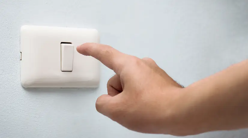 Apagar siempre las luces para ahorrar energía