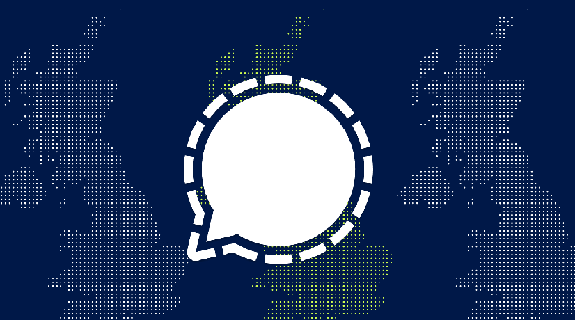 La aplicación de mensajería instantánea Signal se ha convertido en una buena opción para navegar y estar seguro.