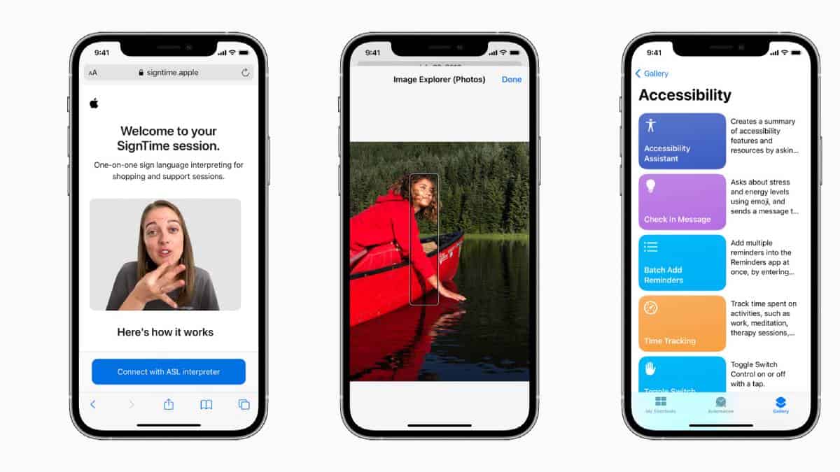Foto: AFP Apple anunció nuevas funcionalidades diseñadas para personas con discapacidad.