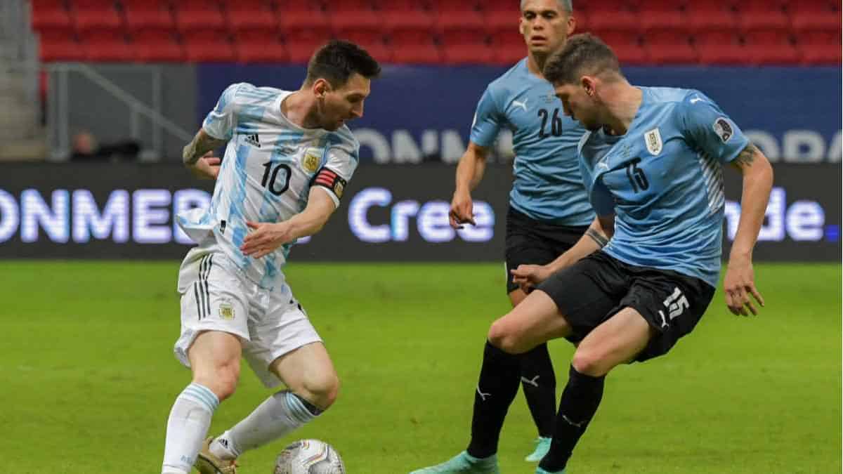 Argentina vs. Uruguay.