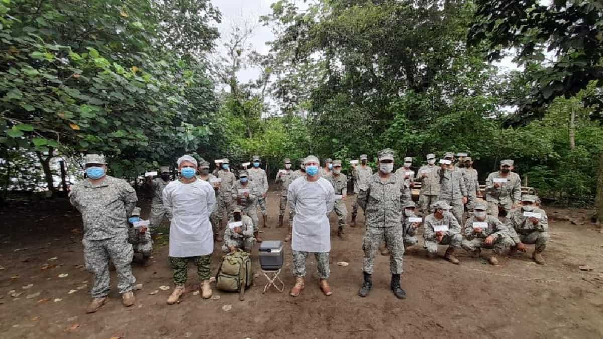 Armada Nacional ya vacunó a todos sus miembros frente al covid-19
