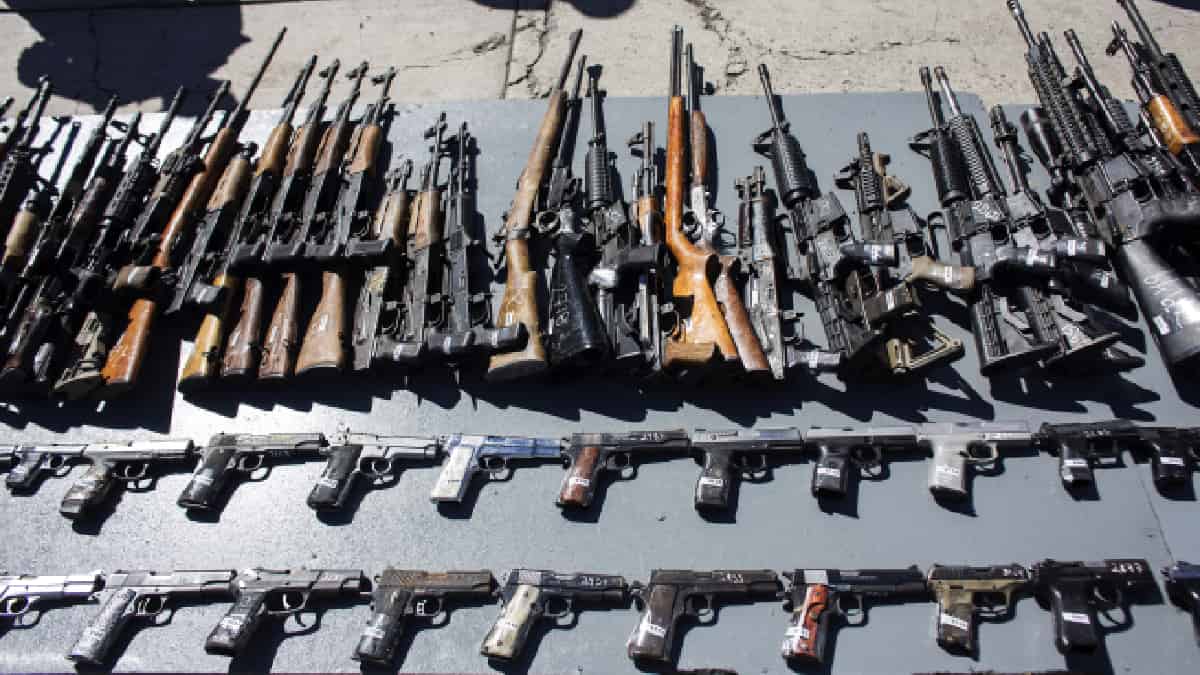 México decomisó millones de cartuchos y armas de origen estadounidense