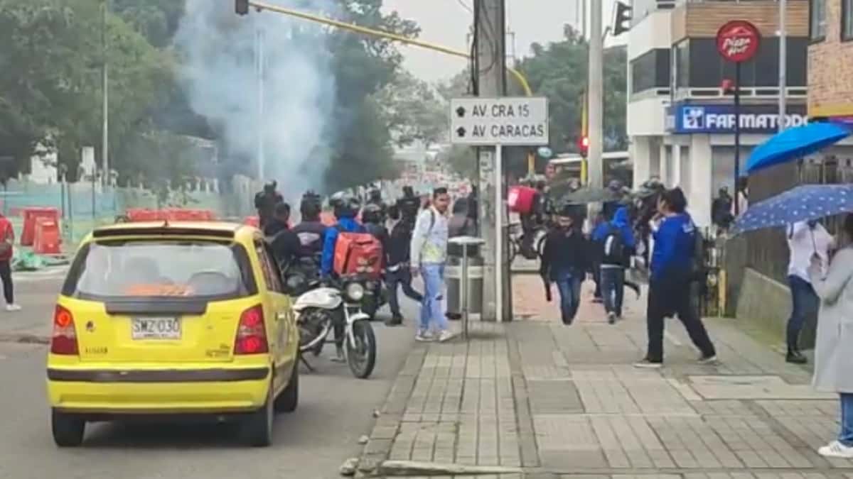 Así transcurrió la jornada de manifestaciones en Bogotá