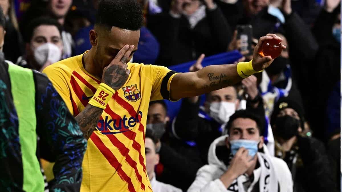 Aubameyang explica por qué celebró un gol con un gesto de Dragon Ball