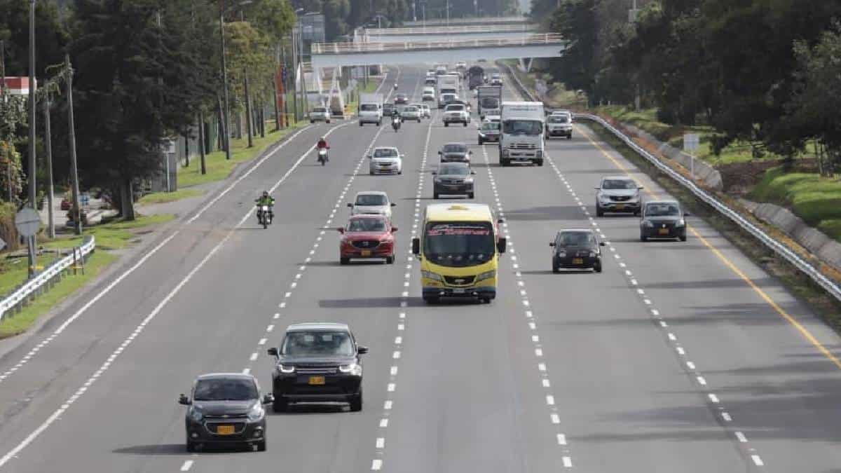 Horarios en los que se adelantarán obras sobre la Autopista Norte