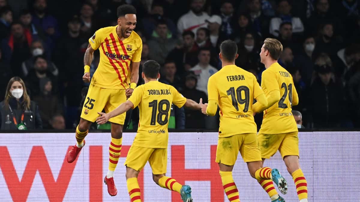 Barcelona jugó como en viejos tiempos: goleó a Napoli en Europa League