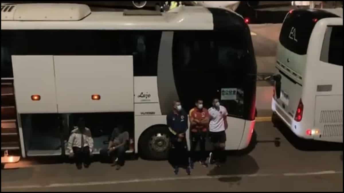 Selección Colombia retenida en el aeropuerto de Puerto Ordaz