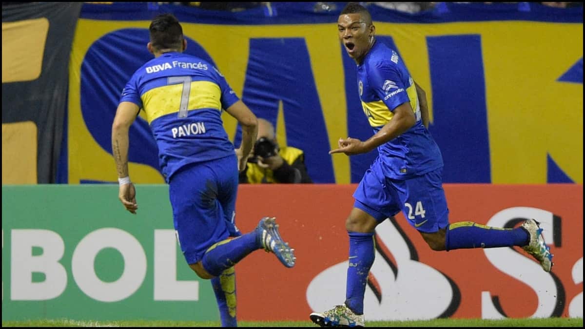 Frank Fabra con Boca Juniors 2016