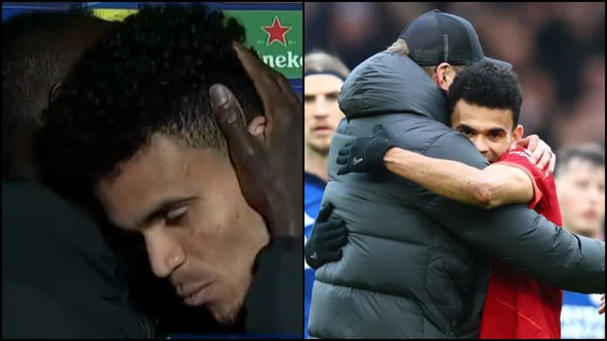 Luis Díaz, Sadio Mané y Klopp