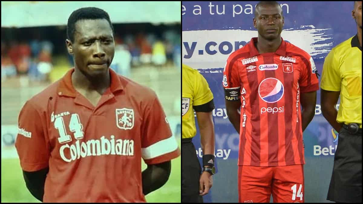 Foto: Twitter: américadecali y Dimayor Freddy Rincón - Adrián Ramos
