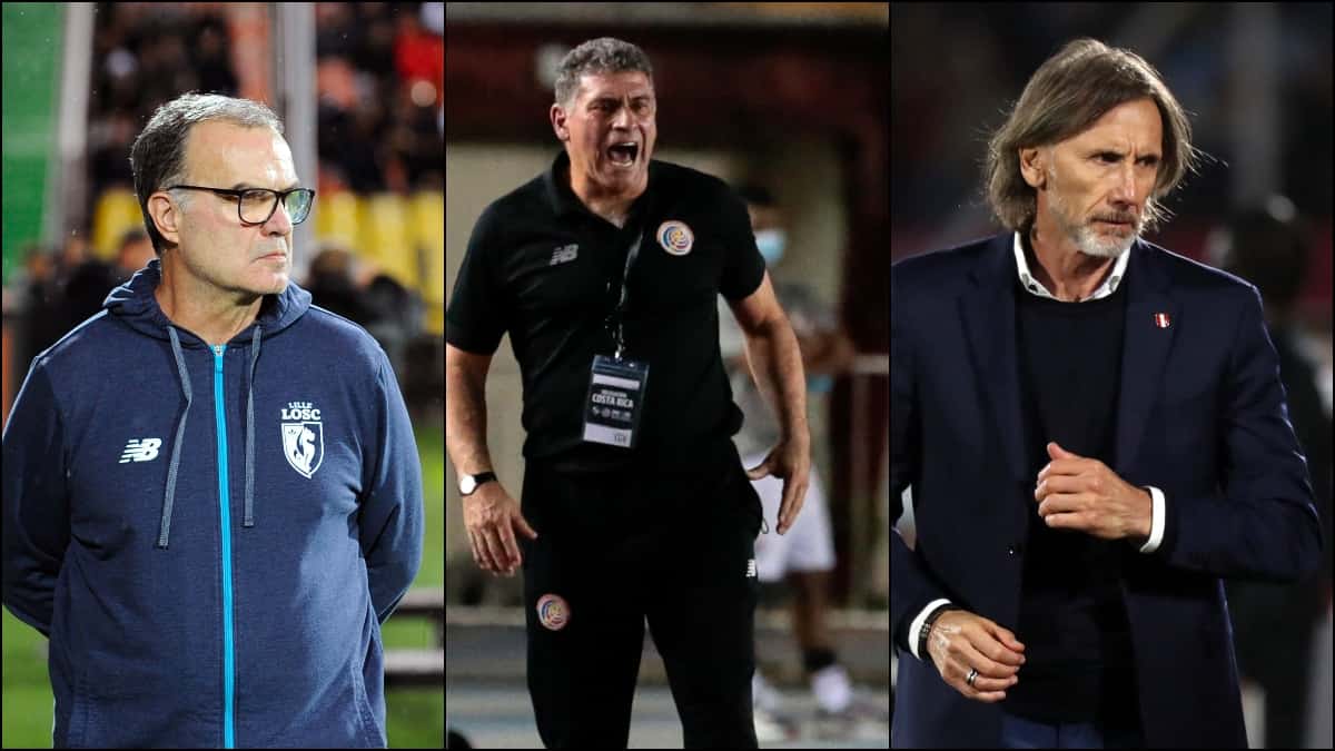 Bielsa, Suárez y Gareca