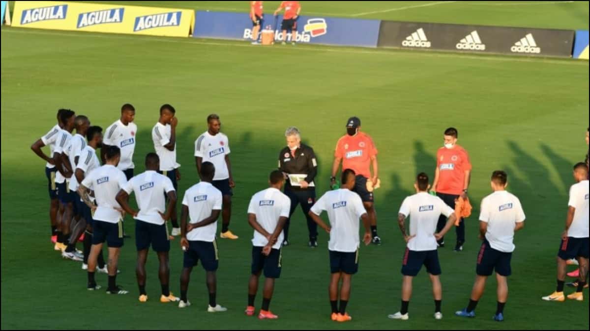 Entrenamiento de la Selección Colombia