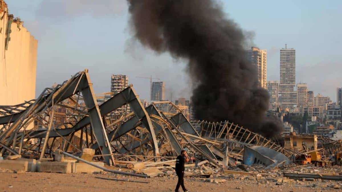 Explosión en puerto de Beirut
