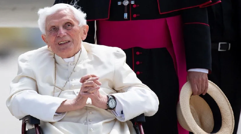 El expapa Benedicto XVI en junio de 2020. / Foto: AFP El expapa Benedicto XVI en junio de 2020.