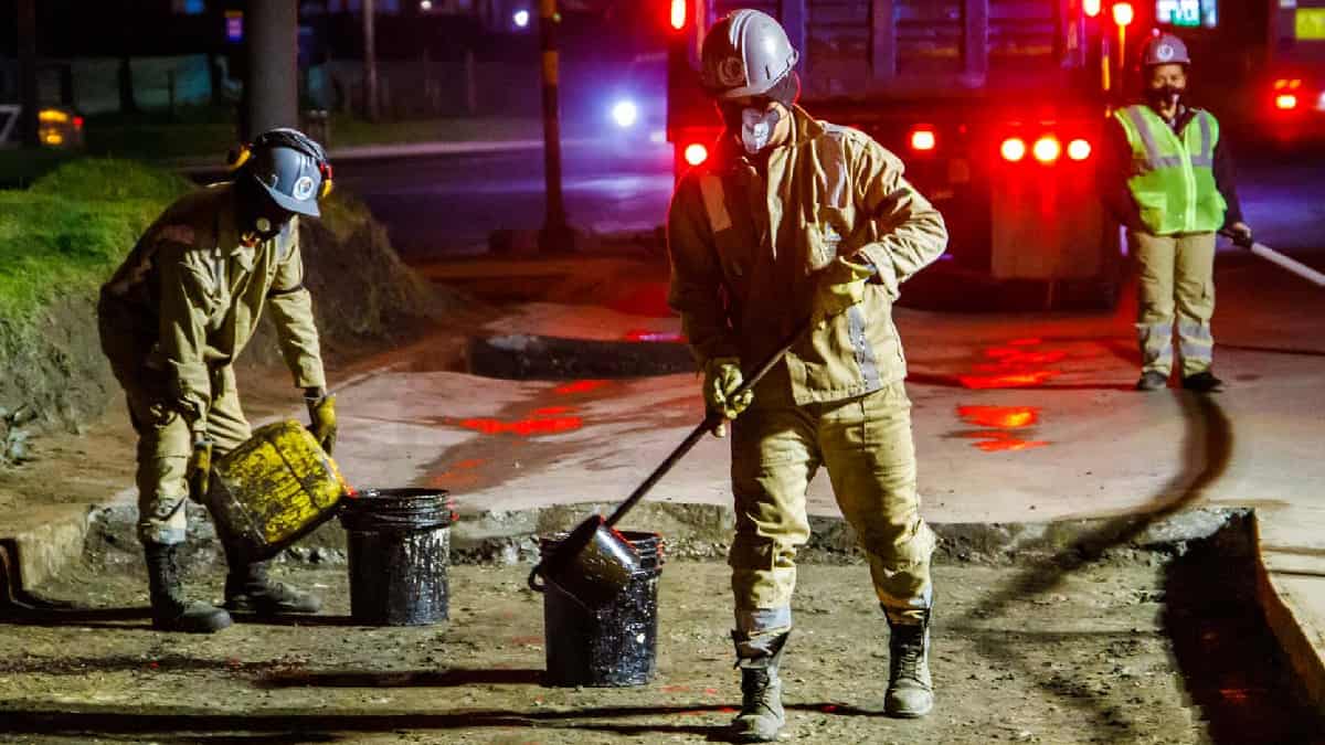 Foto: Alcaldía Mayor de Bogotá Bogotá ha tapado 100.000 huecos en 2021