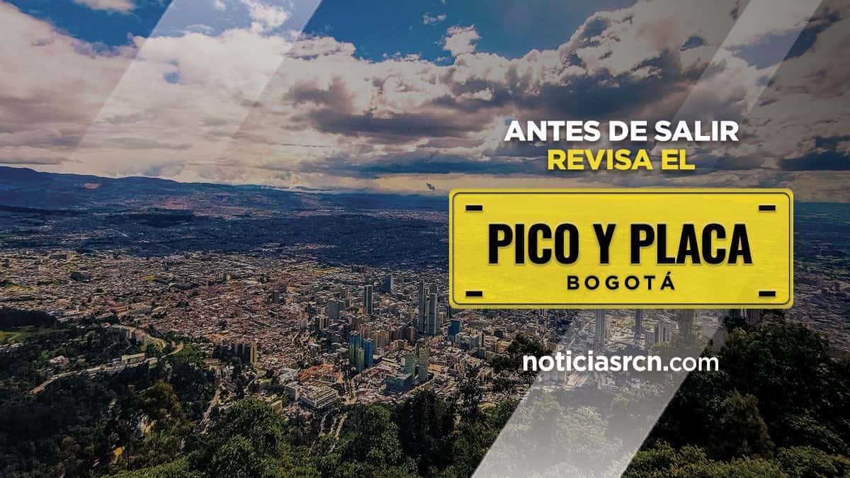 Consulte el pico y placa en Bogotá para septiembre de 2021