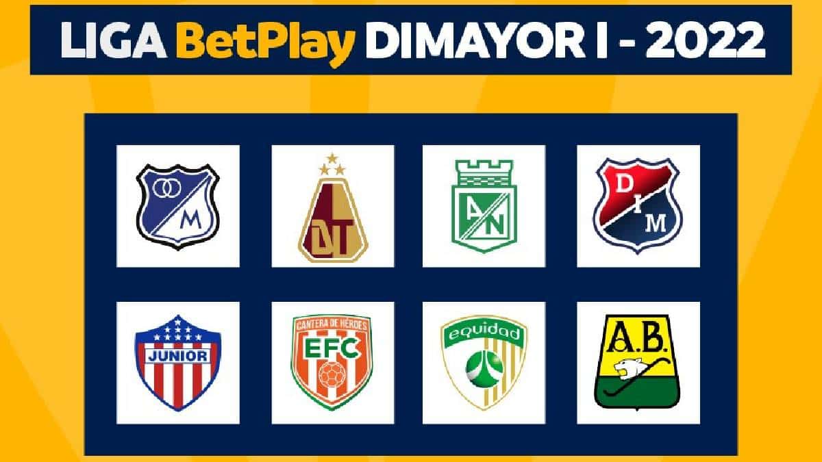 Los bombos para el sorteo de los cuadrangulares del fútbol colombiano