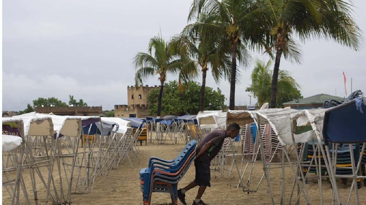 Paso del huracán Bonnie