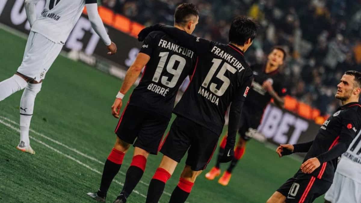 Rafael Santos Borré: gol y asistencia en la victoria del Frankfurt