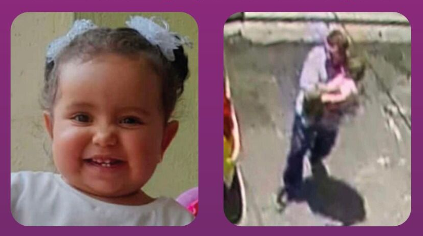 Autoridades buscan a Antonella Gómez, menor de 18 meses raptada en Medellín.