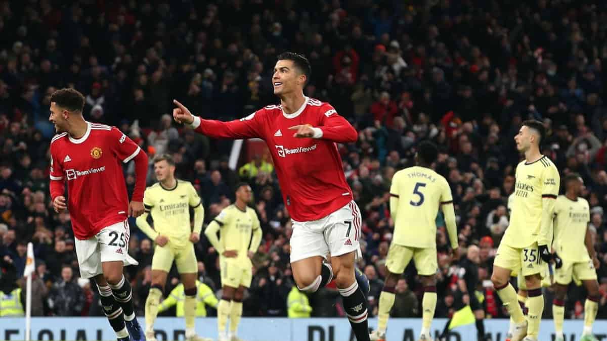 Manchester United 3-2 Arsenal: Cristiano Ronaldo 800 goles