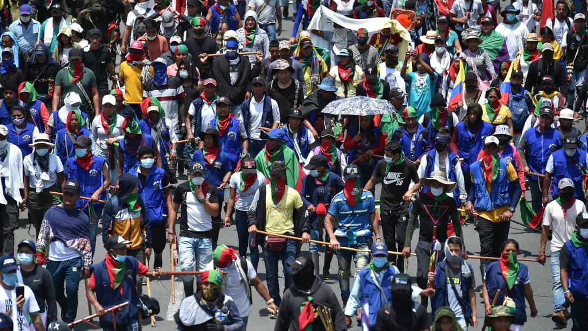 Foto: AFP Gobernación del Valle pide al Gobierno liderar los diálogos con la guardia indígena