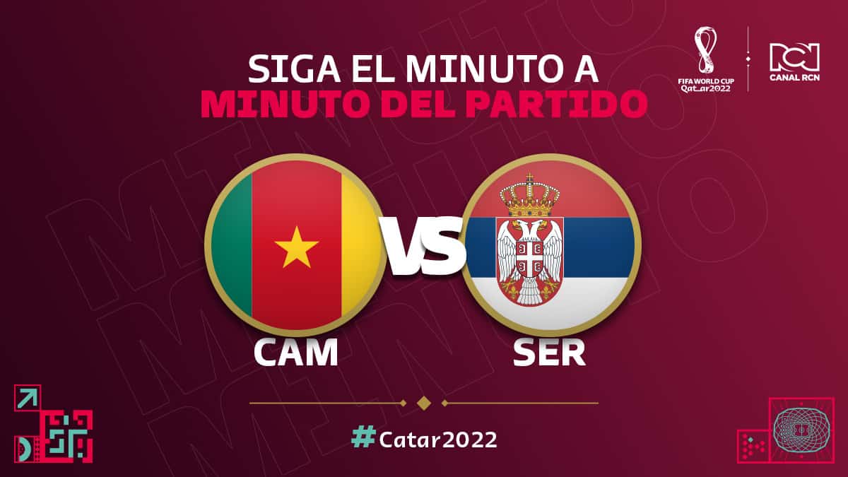 Mundial de Catar 2022: Camerún vs. Serbia EN VIVO gratis online