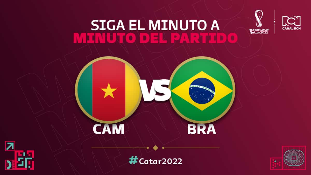 Mundial de Catar 2022: Camerún vs. Brasil EN VIVO gratis online