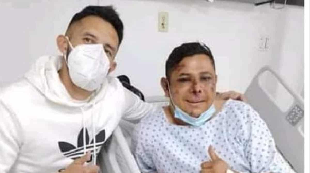 Camilo Vargas visitó hincha de Atlas en hospital por guerra Querétaro