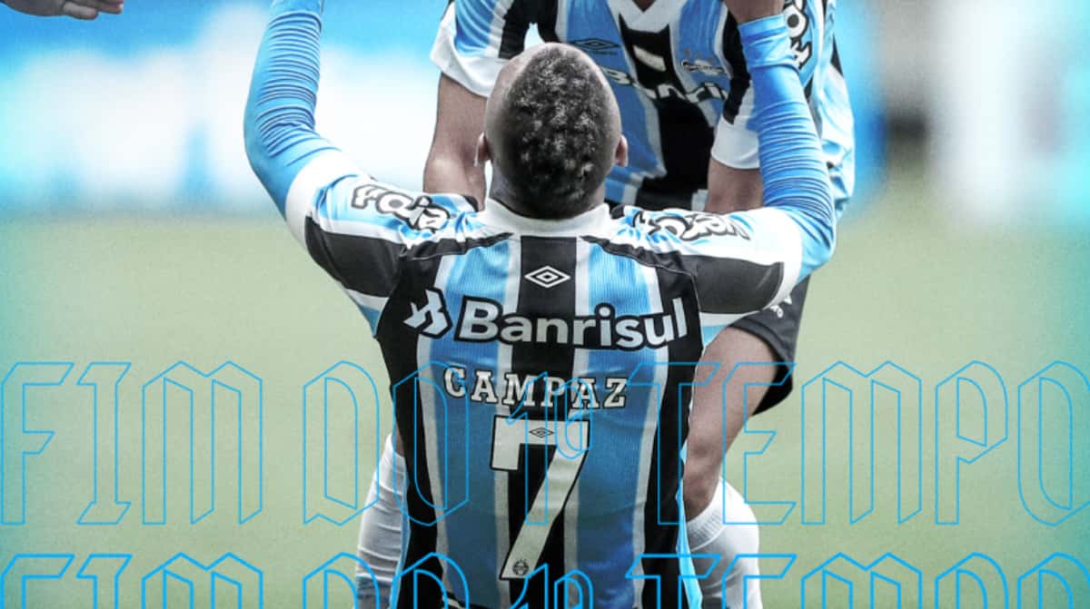 Jaminton Campaz marcó tremendo gol olímpico con Gremio en Brasil