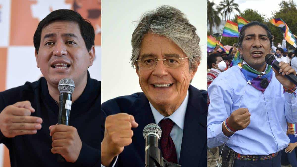 Elecciones en Ecuador: los tres candidatos que lideran las encuestas